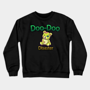 Doo-Doo Disaster Sarcastic Defense Against Zombies this Halloween Crewneck Sweatshirt